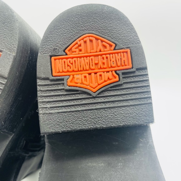 HARLEY DAVIDSON WOMENS “PIPER” STYLE DOUBLE HARNESS SOFT LEATHER BOOTS - Picture 15 of 16